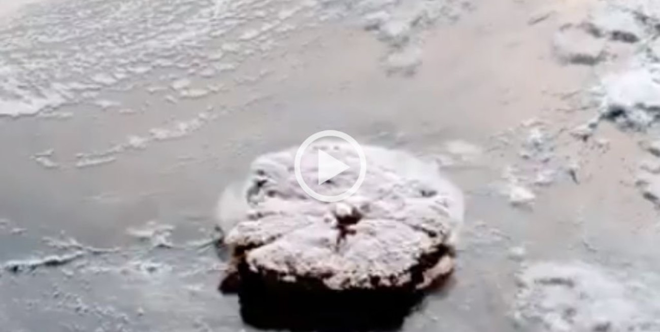 Así se vio la nueva erupción del volcán en Tonga desde el espacio