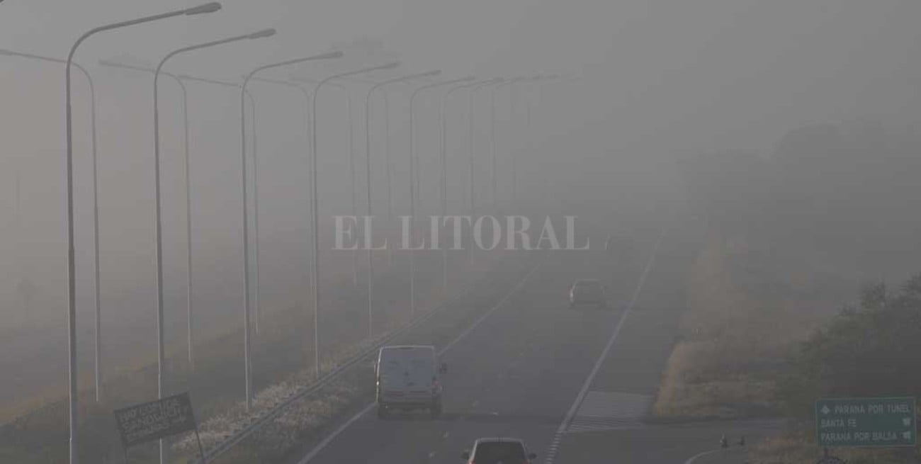 Bancos de niebla afectan las rutas de la provincia Santa Fe