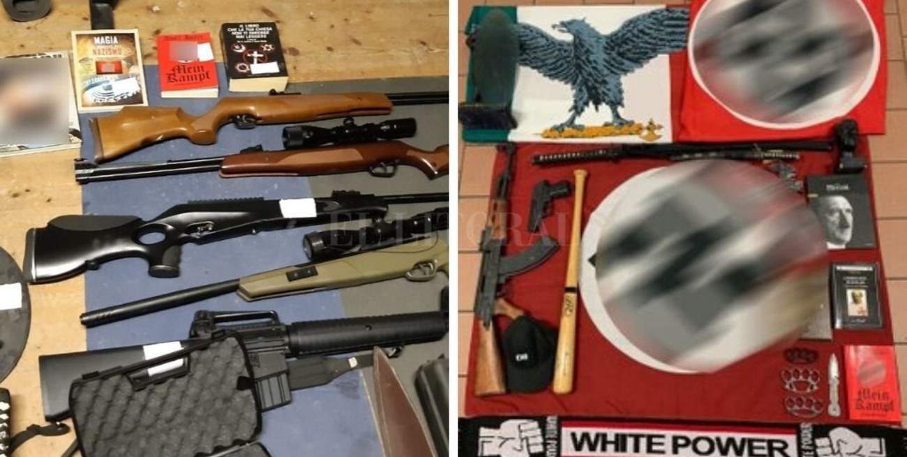 En Italia realizan operativos contra un grupo que buscaba formar un partido nazi