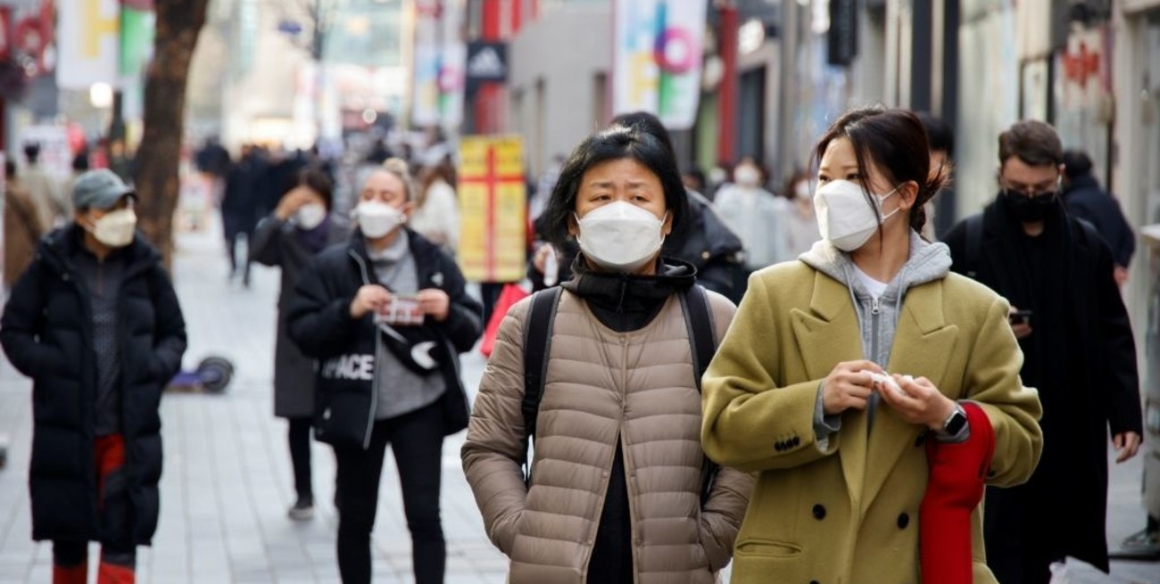 Corea del Sur volvió a superar su récord de contagios diarios de covid