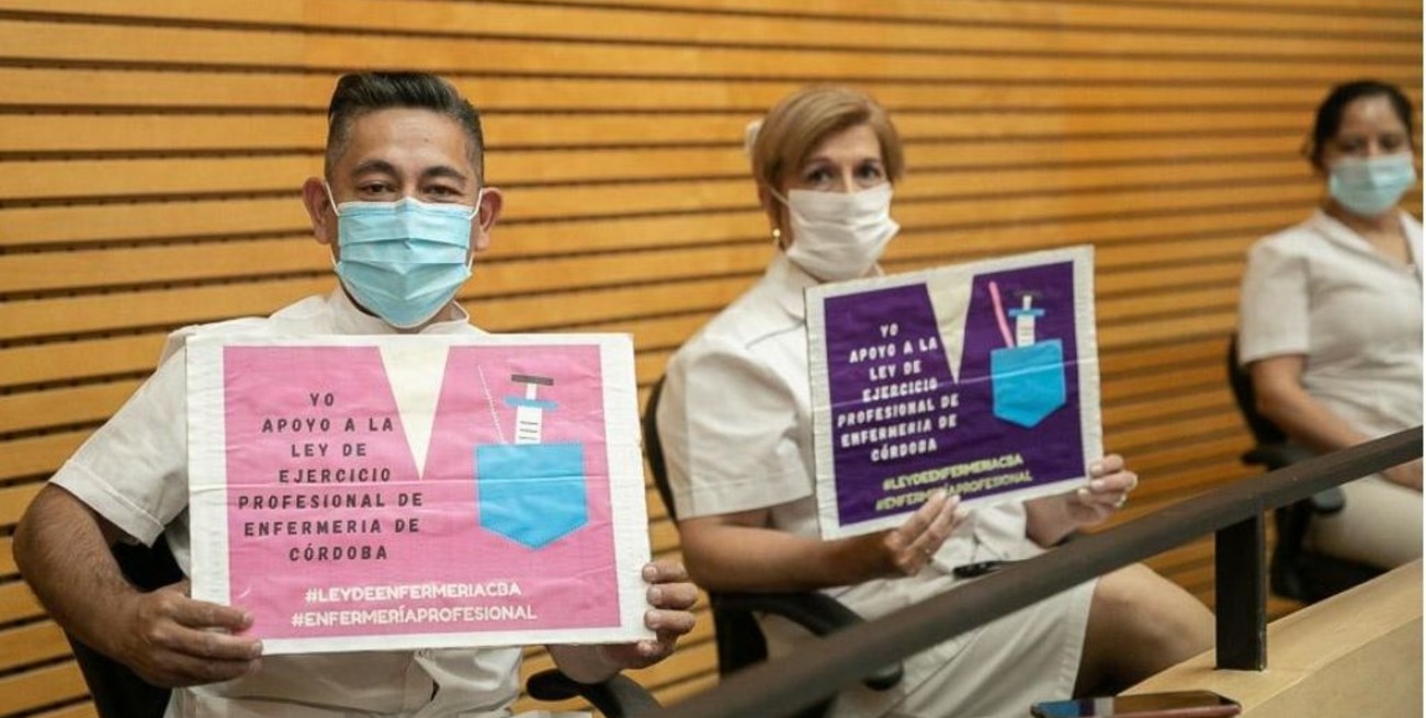 Aprueban la ley de ejercicio profesional de la enfermería en Córdoba