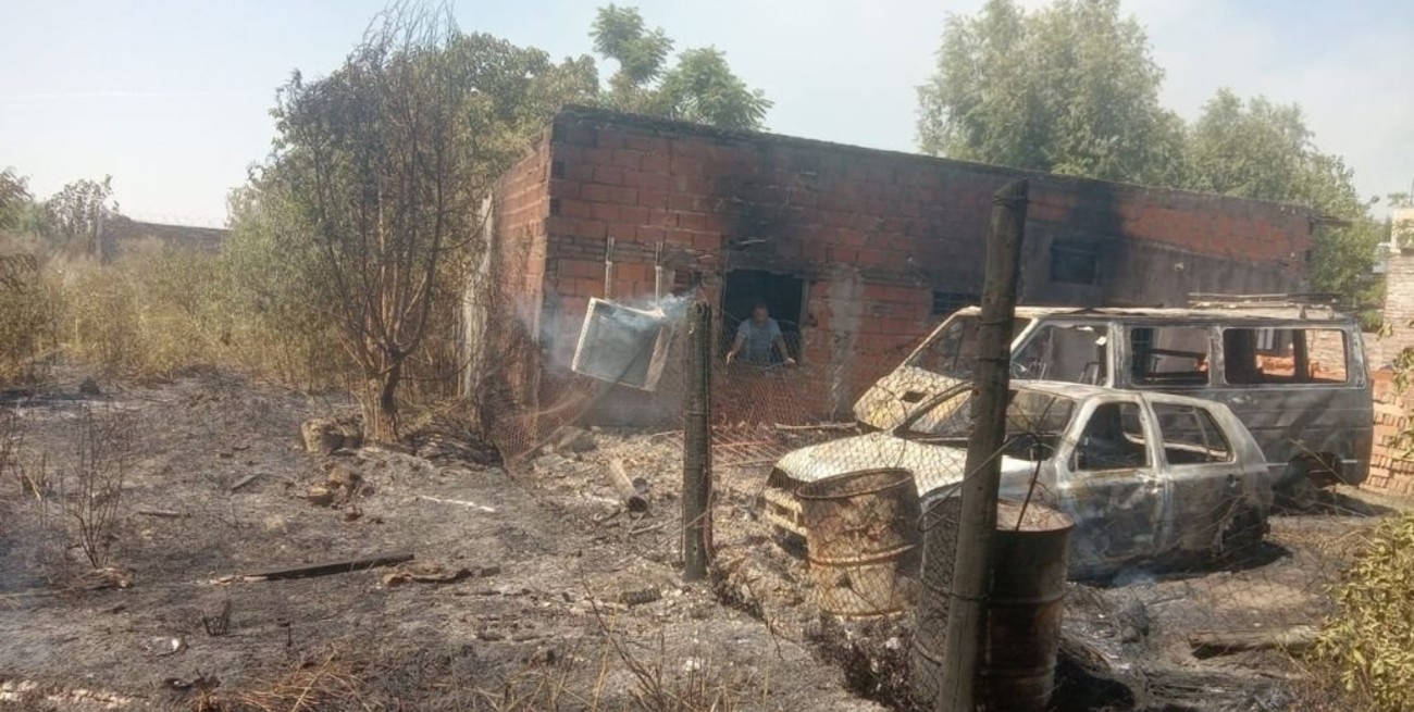 Incendios en Santa Fe: doloroso relato de un hombre que perdió todo