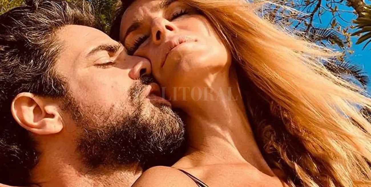 Luciano Castro y Sabrina Rojas de vacaciones en la playa