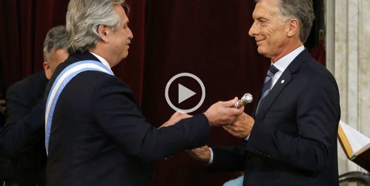 Video: Así fue el juramento de Alberto Fernández y el traspaso de mando