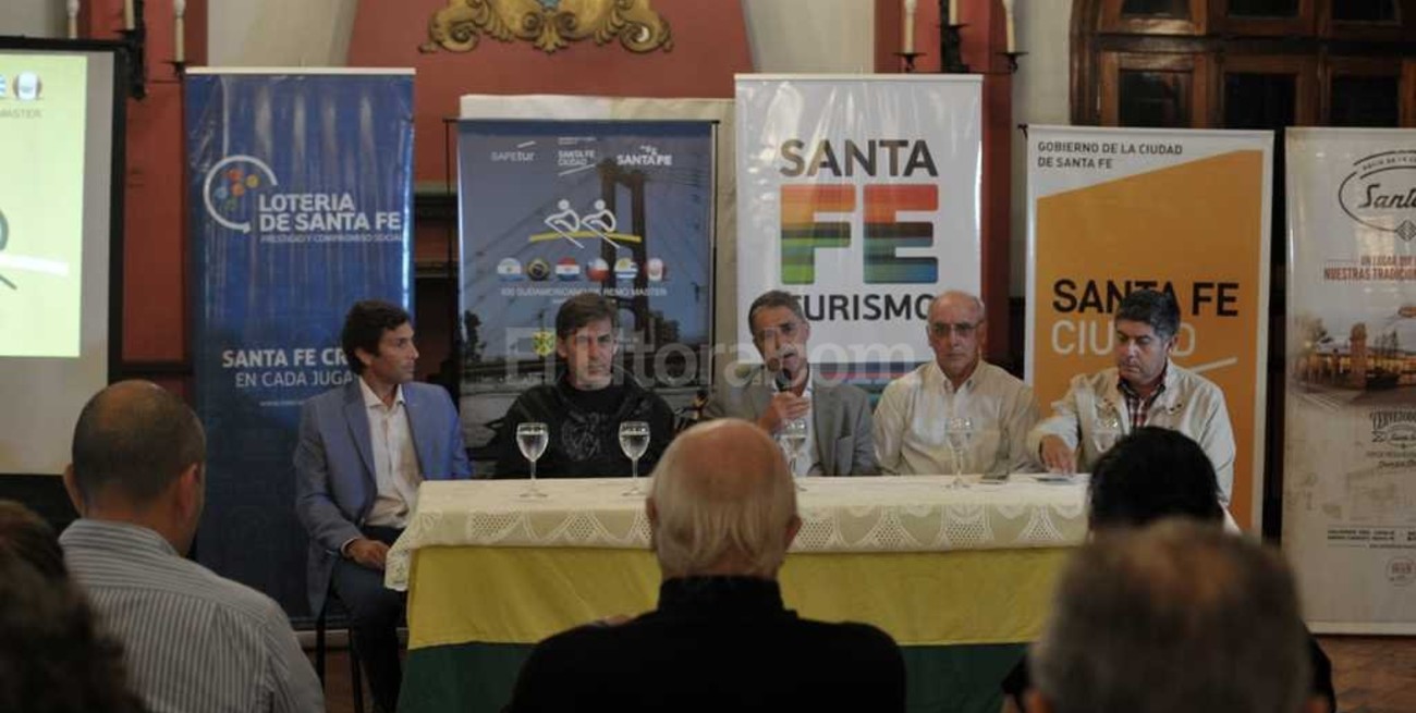 Santa Fe será sede del Campeonato Sudamericano de Clubes de Remo Máster