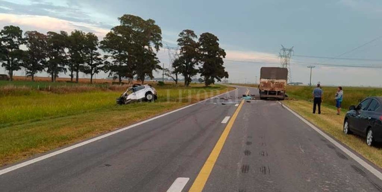 Dos muertos y cuatro heridos dejó un siniestro vial en Ruta Provincial 91