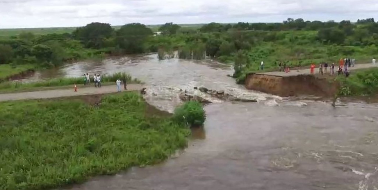 Firma arrocera imputada por el derrumbe de la Ruta 1 en Colonia Teresa