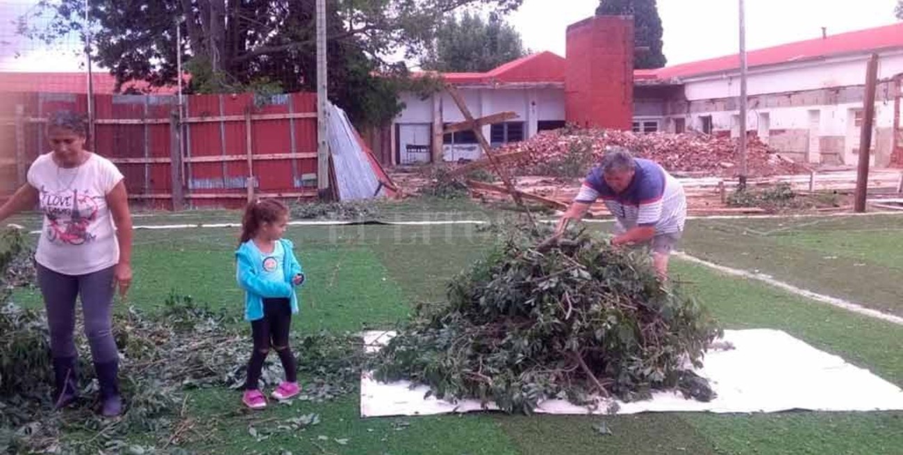 El temporal golpeó con furia a los clubes de la Liga