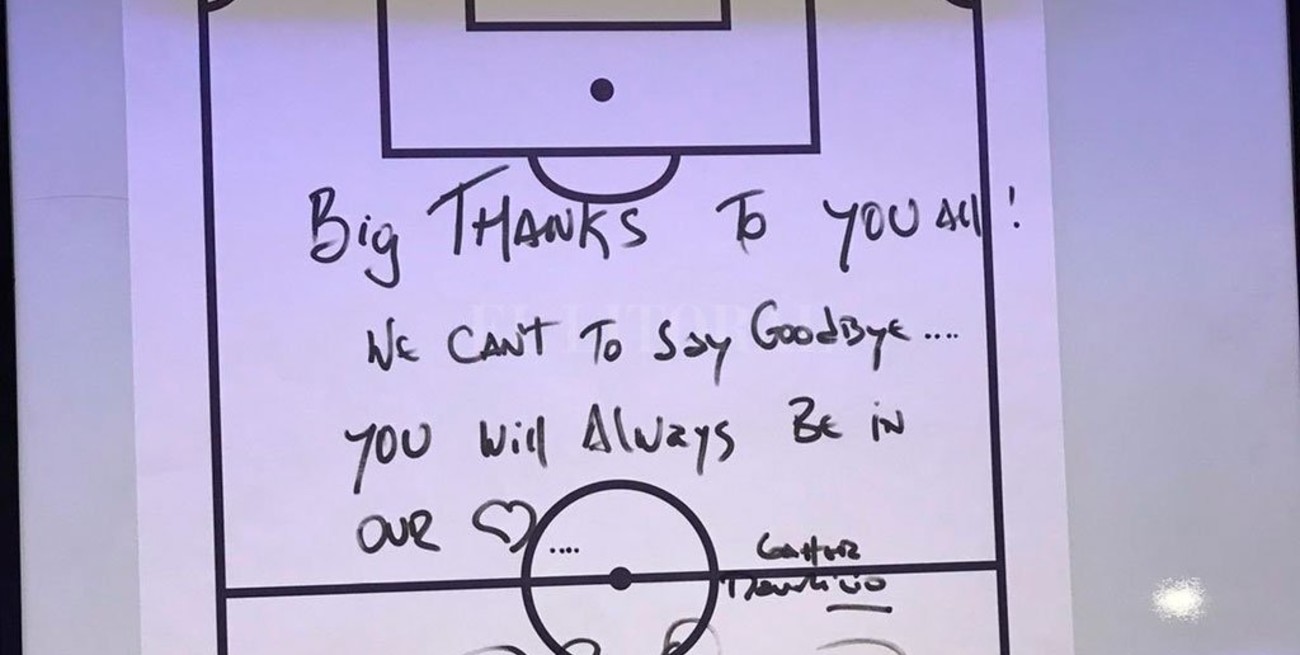 Pochettino se despidió con un mensaje de sus jugadores