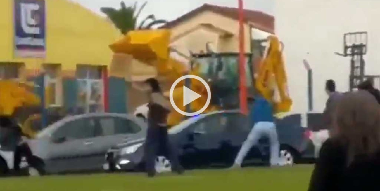 Incidentes en la visita de Macri a La Pampa