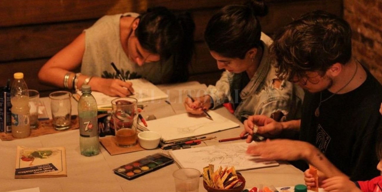 Lectura performática y jam de dibujo en el CEC 