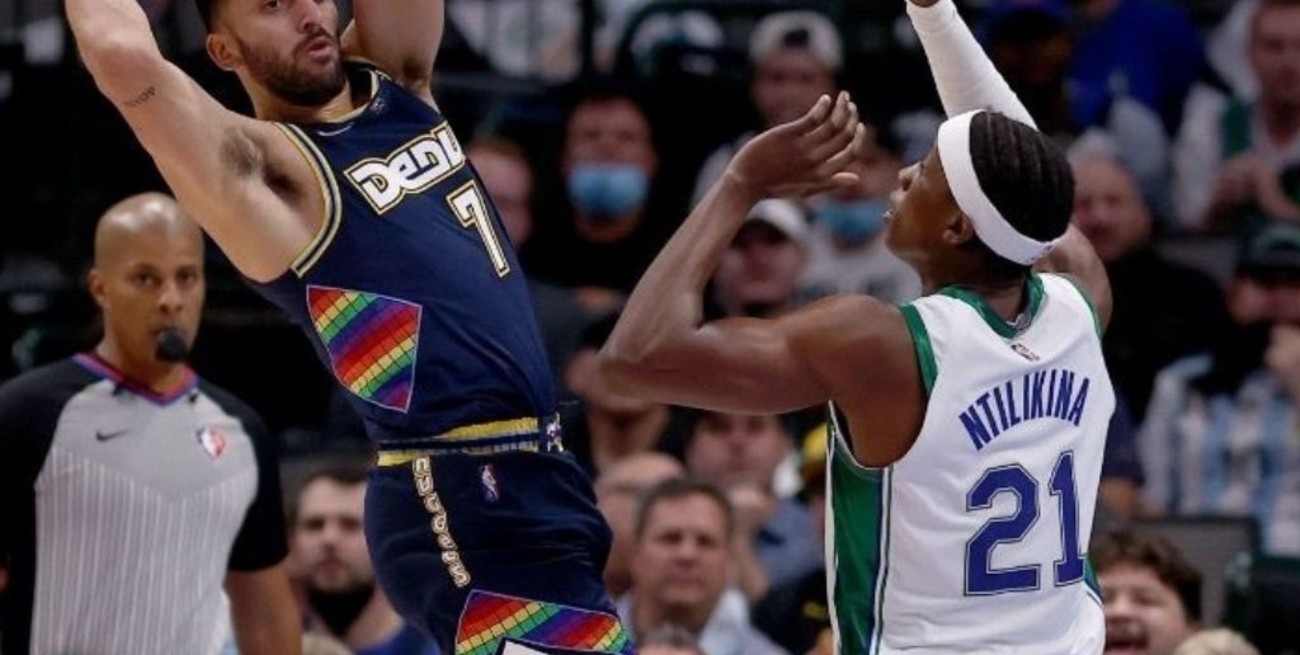 Campazzo volvió a tener poca acción en la derrota de los Nuggets