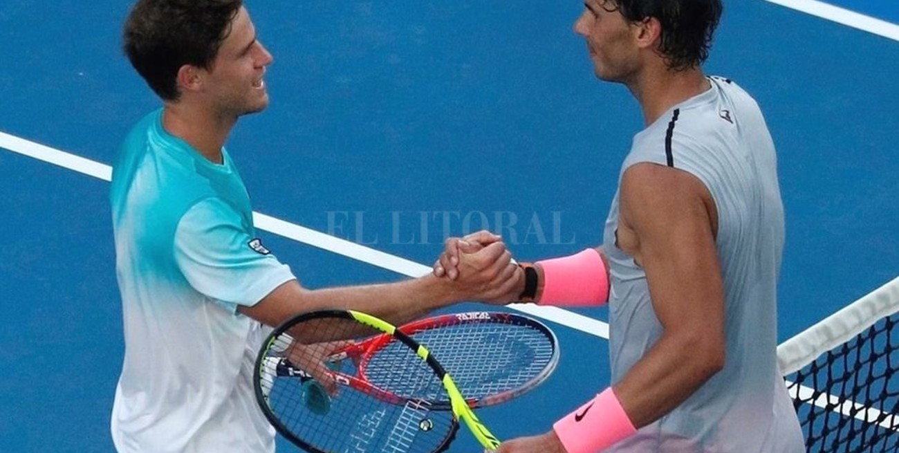 Schwartzman quedó eliminado en Australia frente a Nadal