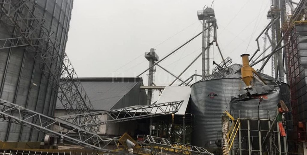 El temporal afectó la planta de AFA Humboldt 