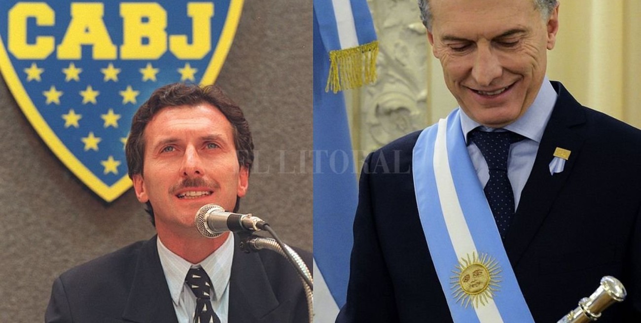 Macri y las barras bravas