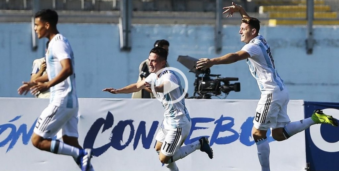 Argentina le ganó a Uruguay y clasificó al Mundial Sub 20 de Polonia