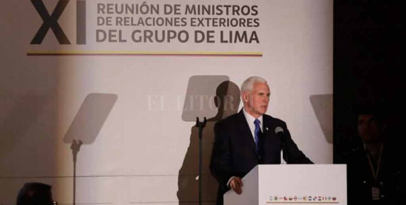 EEUU pide al Grupo de Lima imponer sanciones al gobierno de Maduro