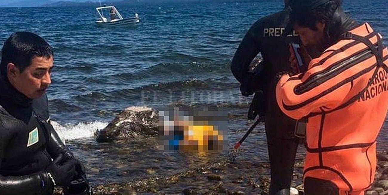 Hallaron muerto el turista inglés que cayó al lago Nahuel Huapi