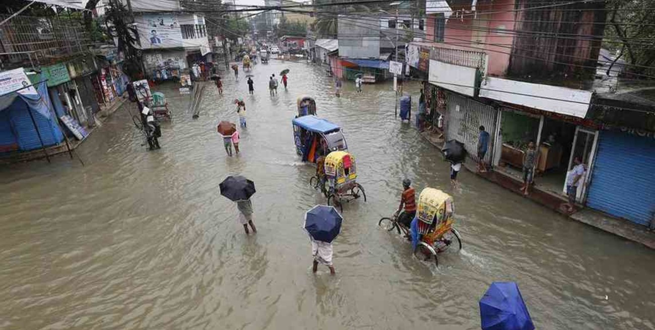 Millones de afectados por las inundaciones en el sur de Asia