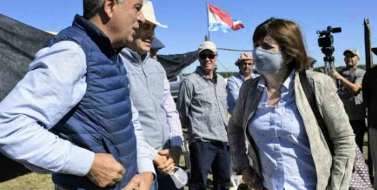 Bullrich viajó a Entre Ríos para respaldar a los Etchevehere y "defender la propiedad privada"