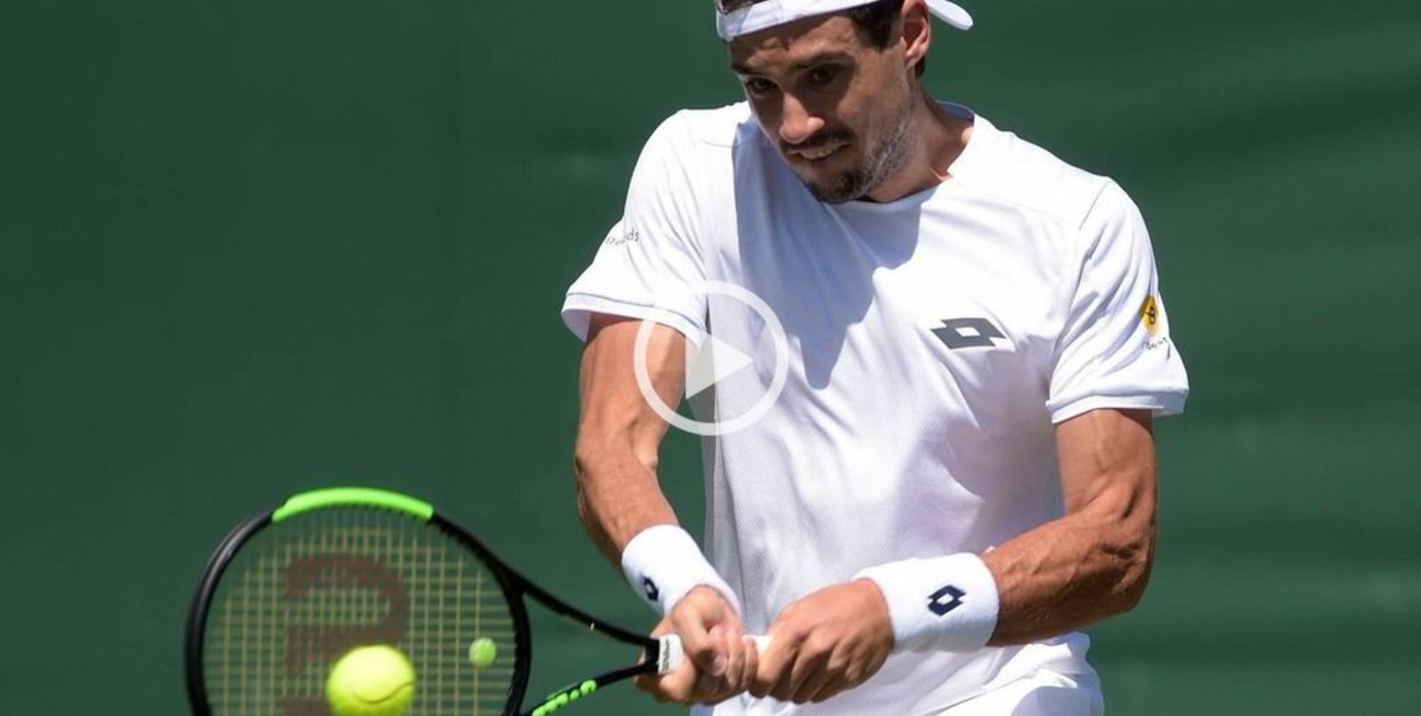 Pella ganó en su presentación en Wimbledon