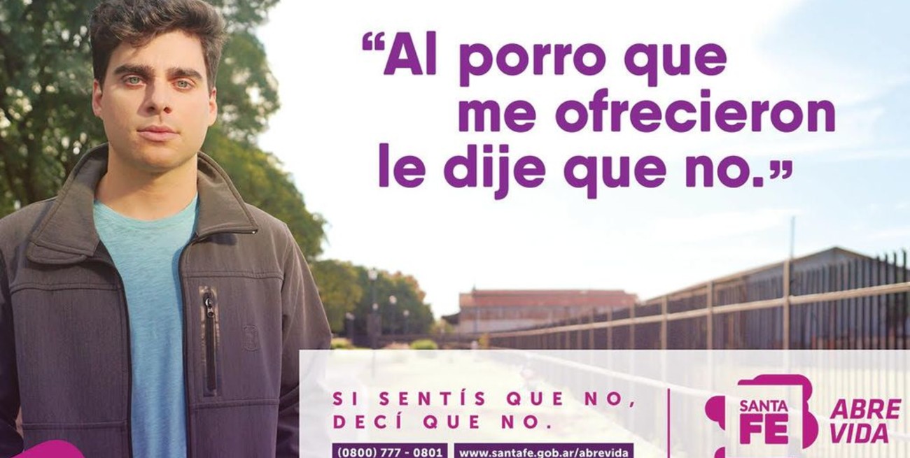 La provincia presentó una campaña de prevención de consumos problemáticos