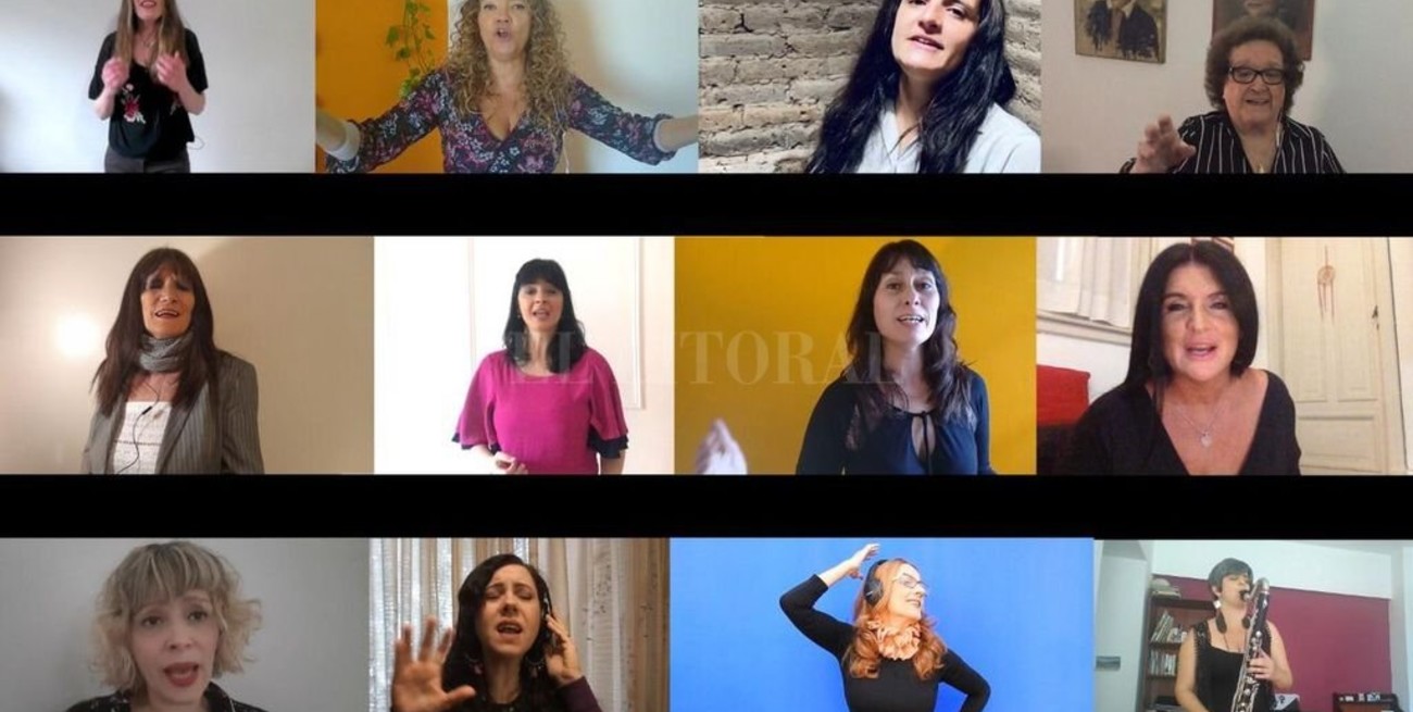 Tango colaborativo en voces de mujer