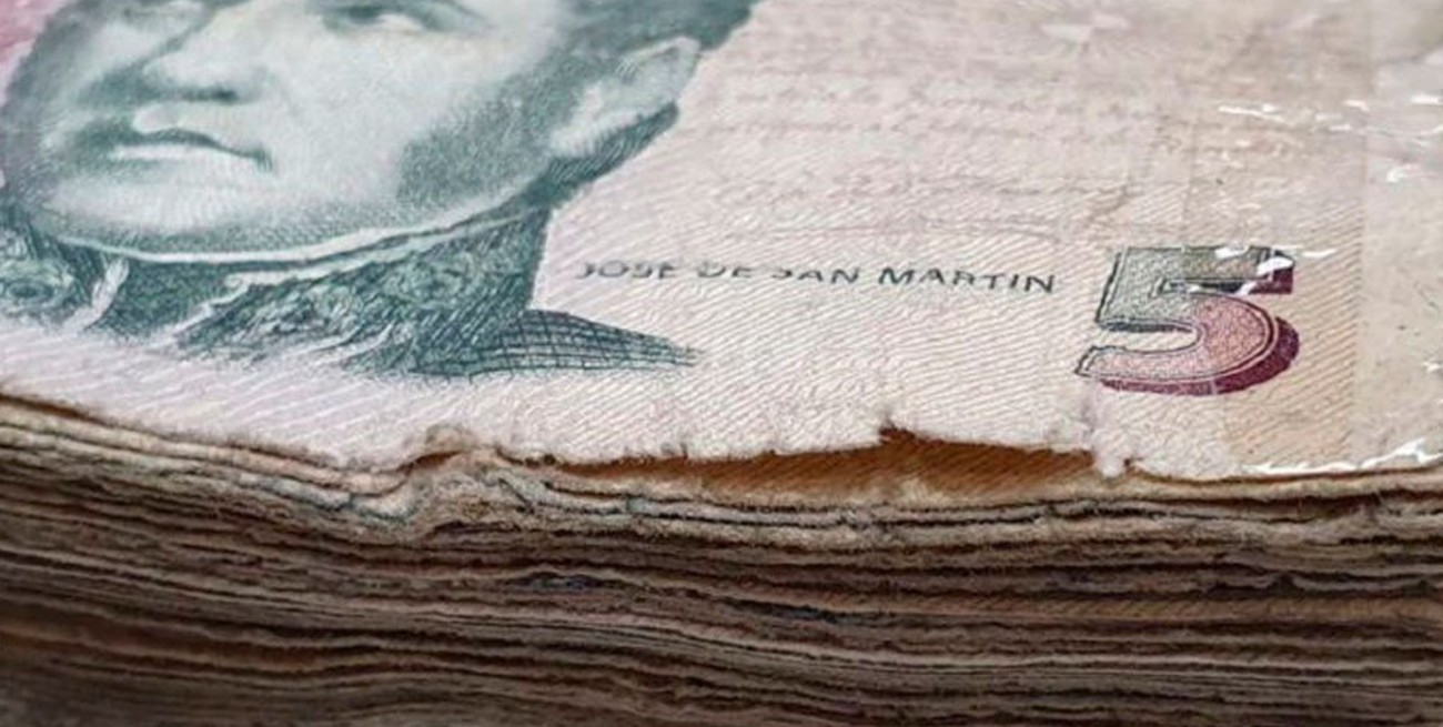Nuevo plazo para el canje definitivo de los billetes de cinco pesos