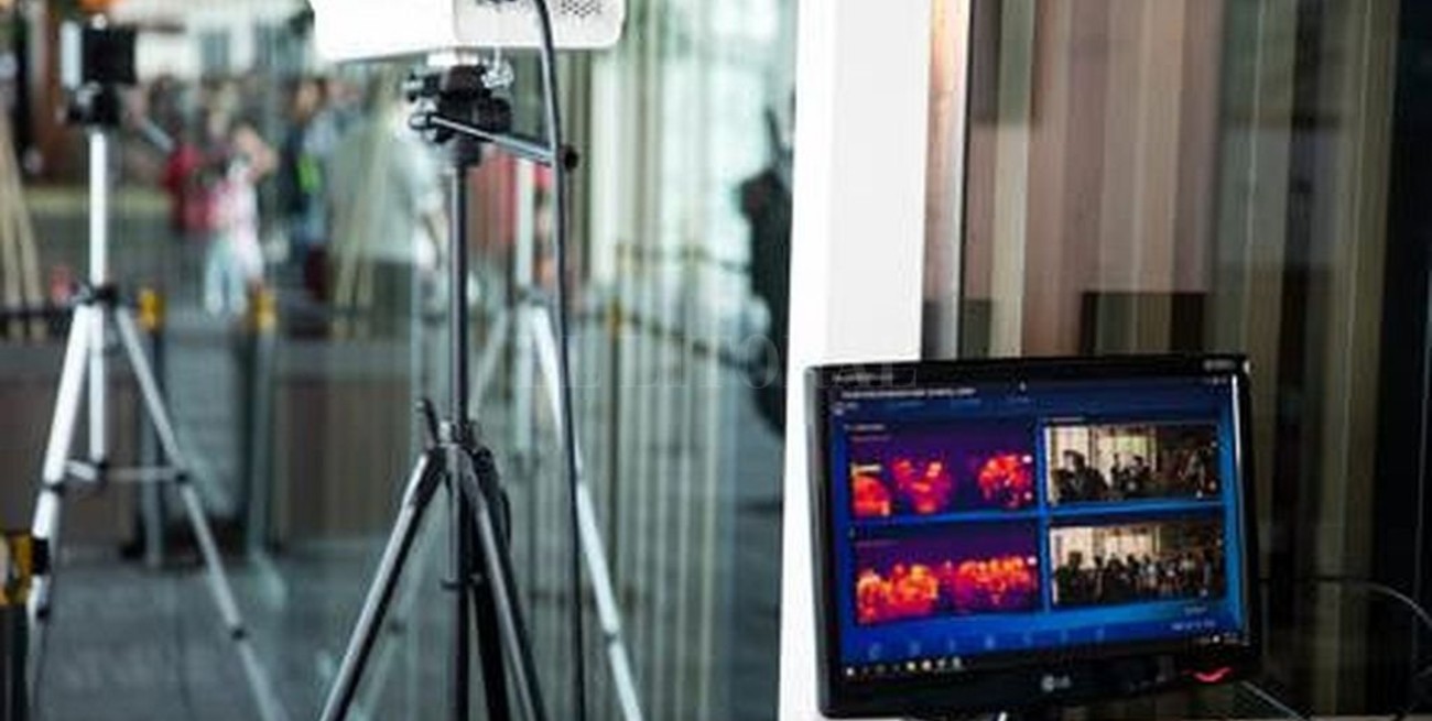 El aeropuerto de Ezeiza incorporó cámaras térmicas para detectar pasajeros con fiebre