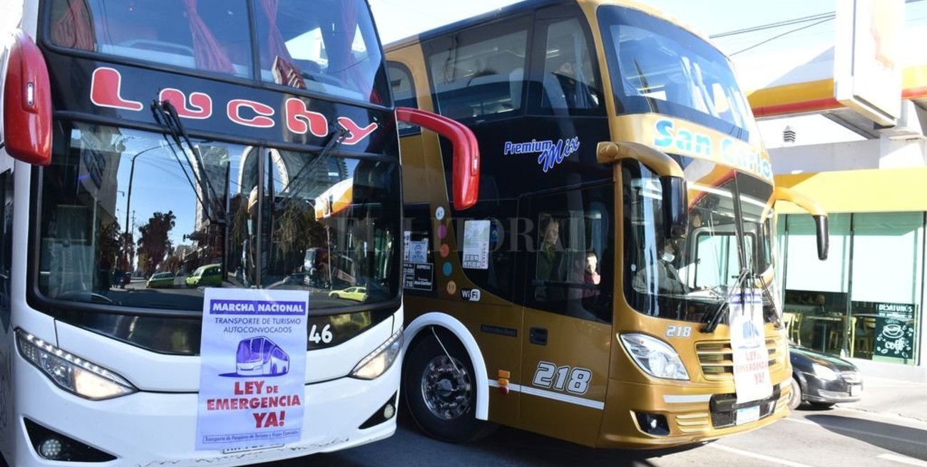 El transporte de pasajeros de turismo se encuentra en una situación crítica