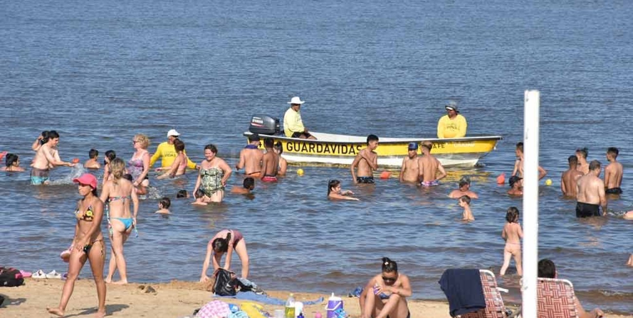 Bañista picado por una raya en la Setúbal