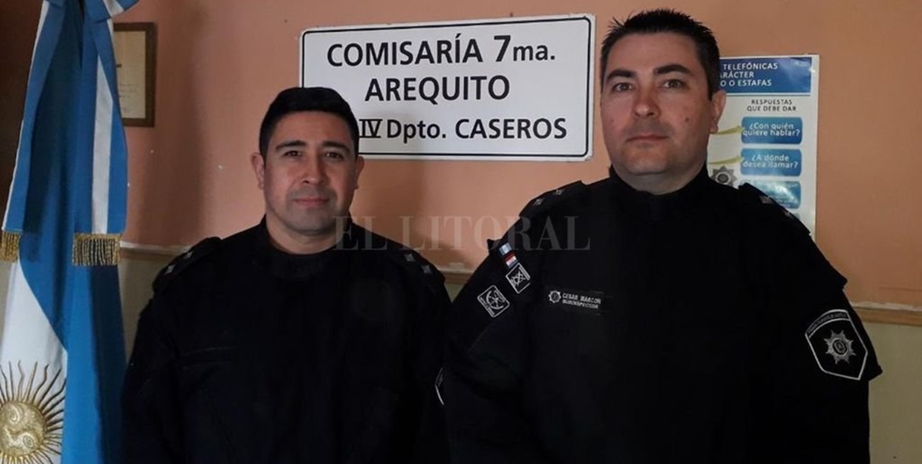 Policías de Arequito salvaron a una joven con maniobras de RCP