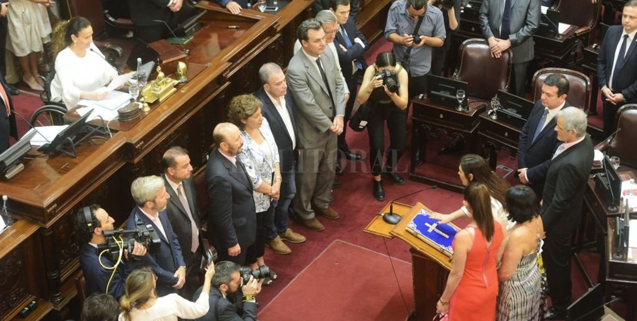 Juraron los nuevos senadores y confirmaron a Ledesma como presidenta provisional