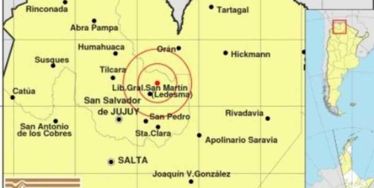 Un sismo de 3.9 de magnitud sacudió Jujuy y se sintió en Salta