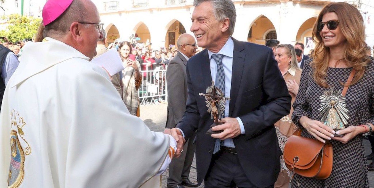Macri dijo que fue a Salta para "rezar como uno más por el futuro de todos los argentinos"