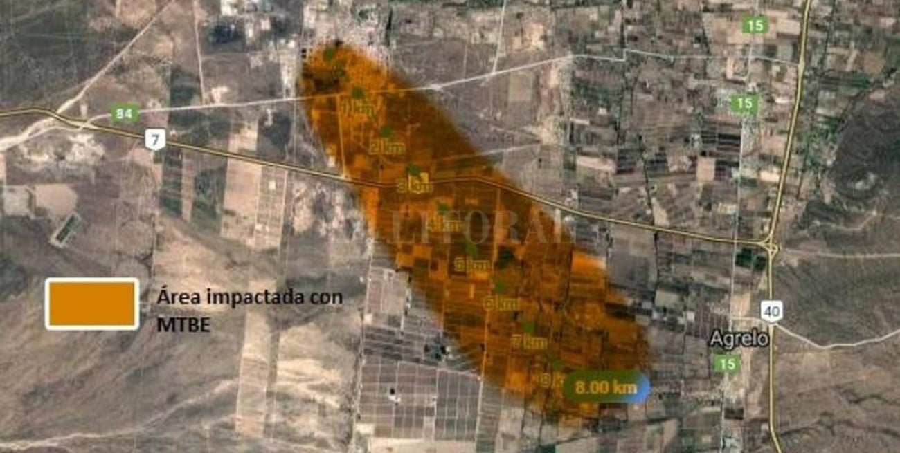 Un acuífero mendocino totalmente arruinado por la contaminación industrial