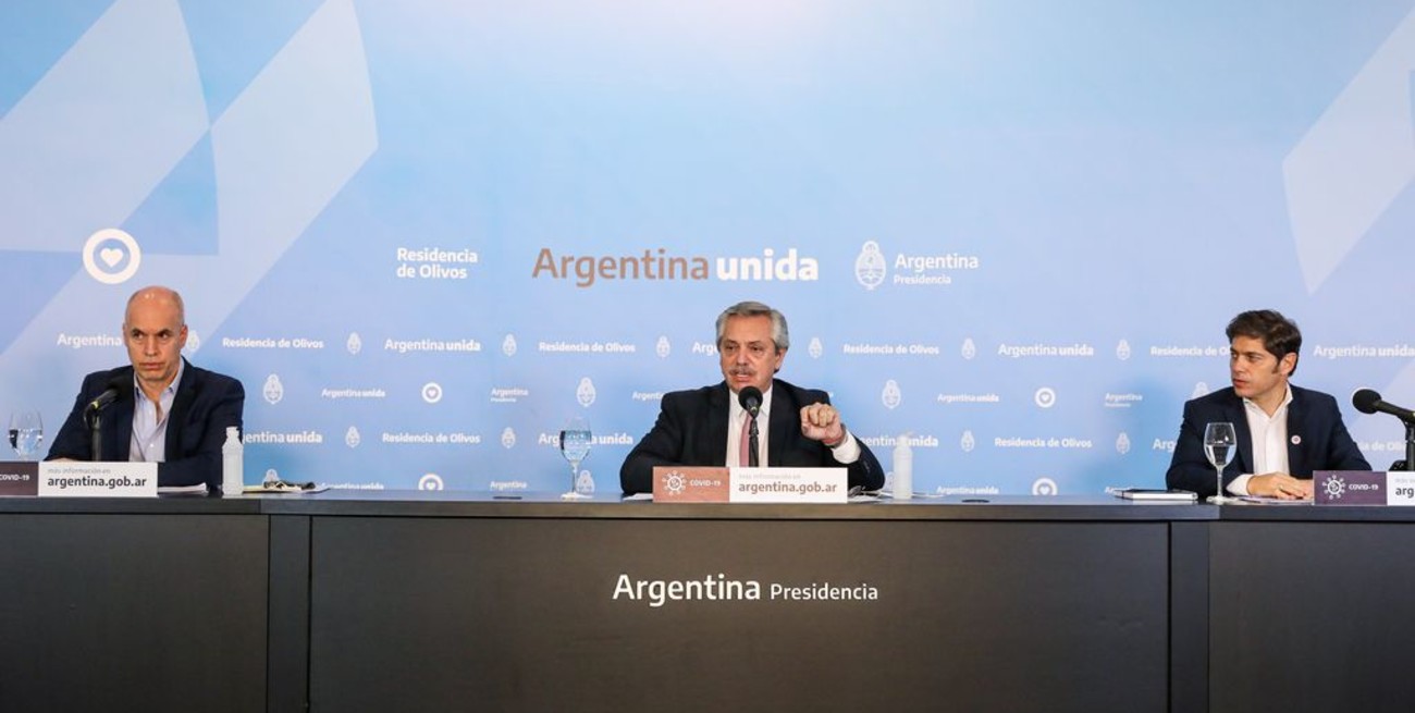 El anuncio de la extensión de la cuarentena será grabado y emitido después del mediodía