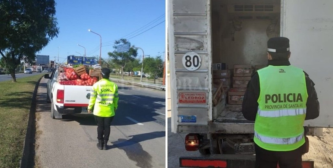 Secuestraron alimentos trasportados sin las medidas de higiene correspondientes