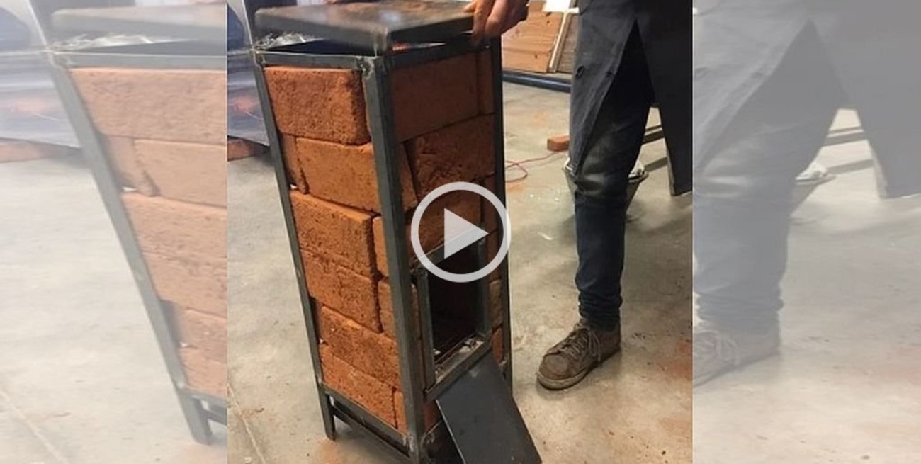 Mar del Plata: organizaciones sociales fabrican "estufas sociales" para los más necesitados