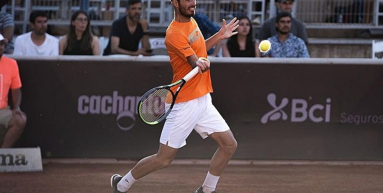Londero quedó eliminado del ATP de Santiago al perder con el brasileño Seyboth Wild