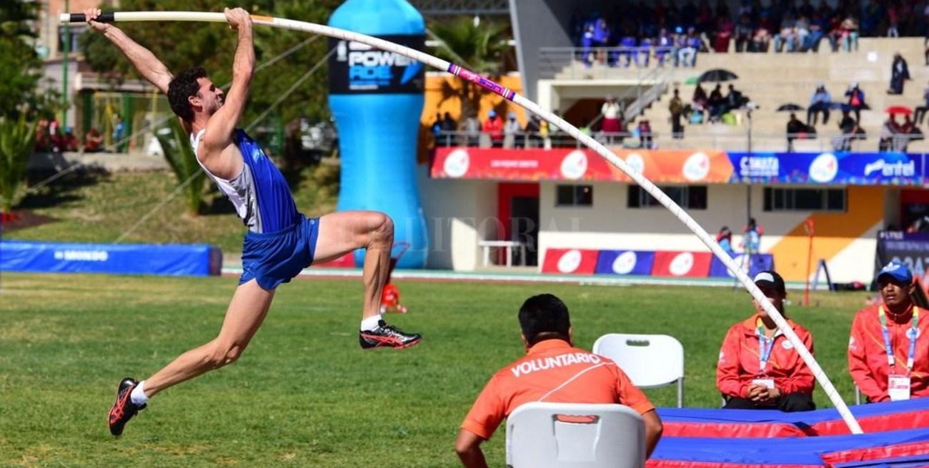 Chiaraviglio no compitió en Bolivia porque faltaban los colchones para amortiguar las caídas