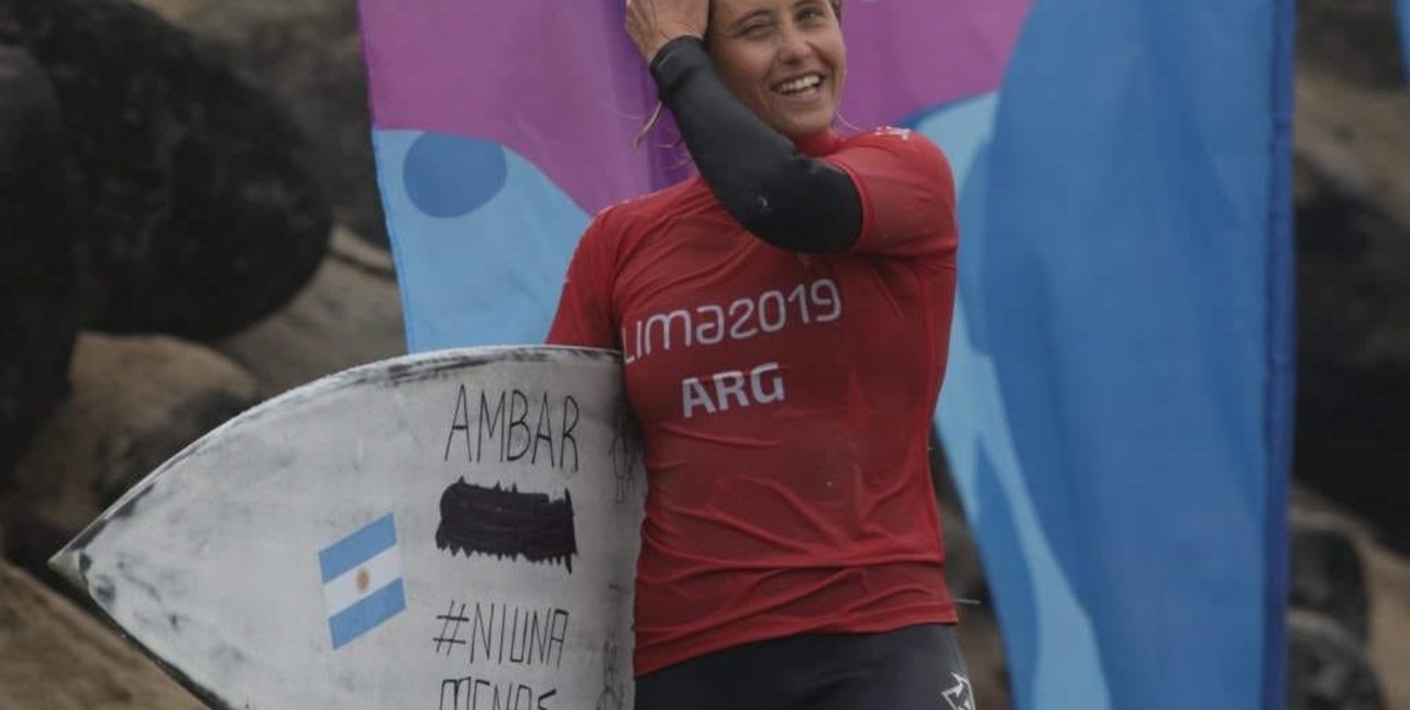 La argentina Ornella Pellizzari alcanzó la medalla de bronce en surf