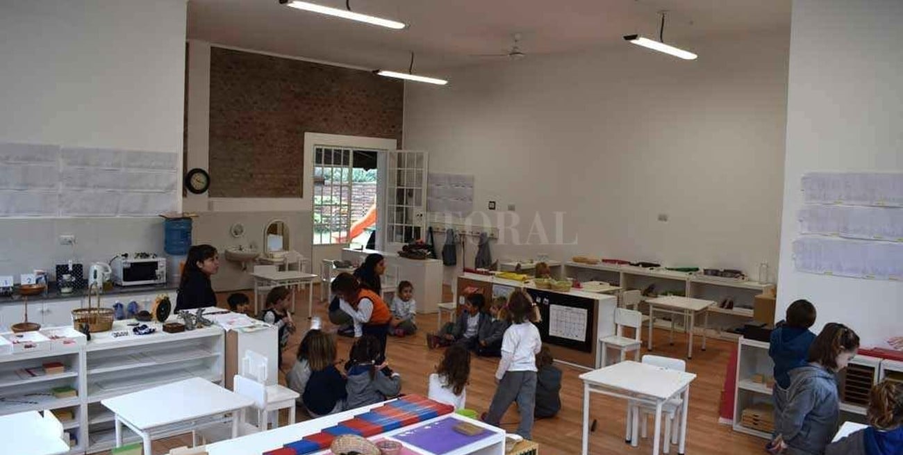 En Venado un jardín de infantes educa con métodos Montessori 