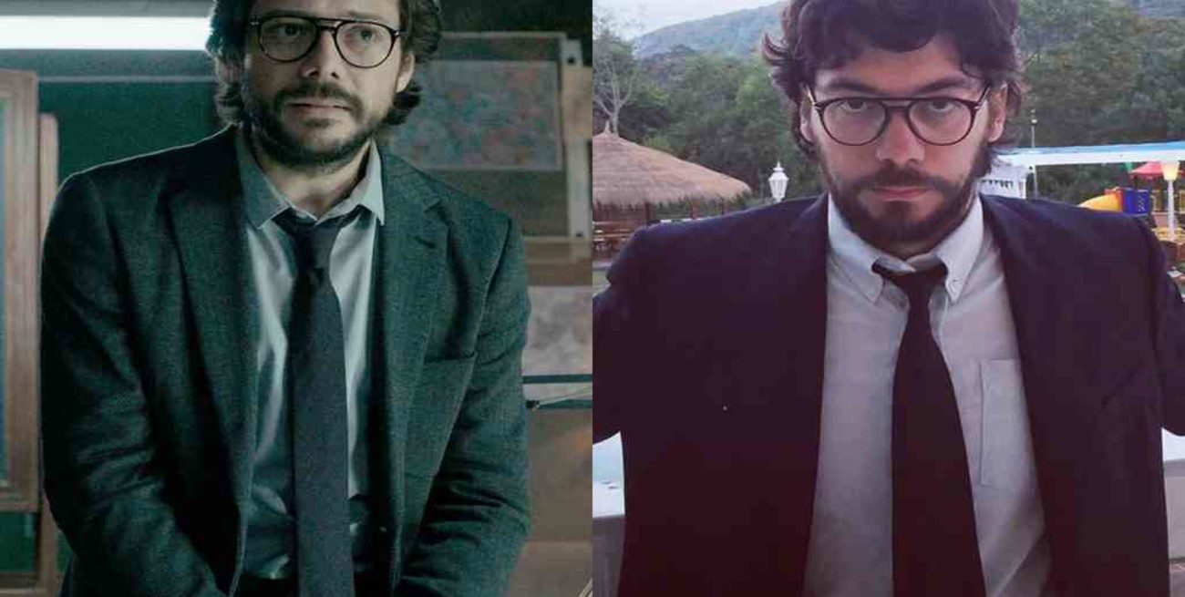 Gastó 200 dólares para parecerse a "El Profesor" de "La casa de papel"
