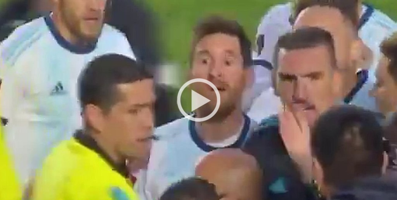 "¿Qué te pasa, pelado?": la discusión entre Messi y un asistente de Bolivia que se volvió viral