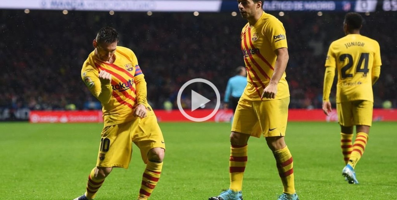 Con gol de Messi, Barcelona venció al Atlético de Madrid