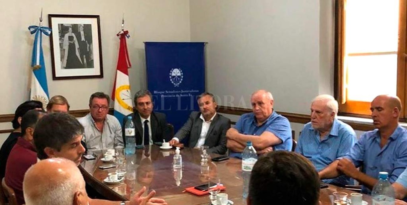 Spahn y Vignatti en el mismo lobby