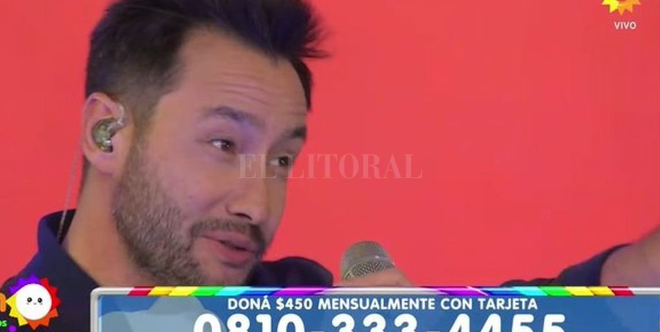 Luciano Pereyra conmovió a todos en "Un Sol para Los Chicos"