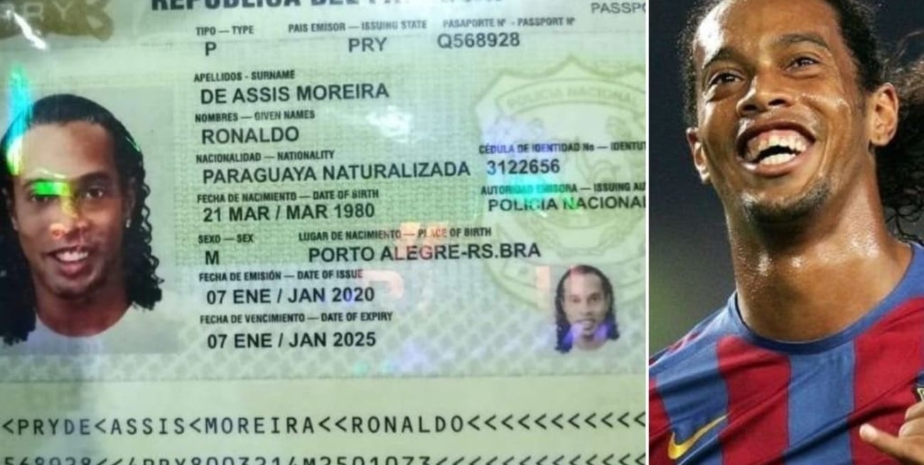 Ronaldinho declara en Paraguay tras ingresar con pasaporte falso