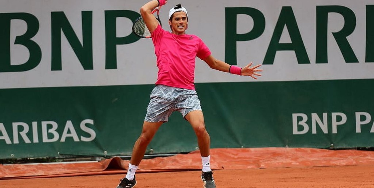 El santafesino Federico Coria perdió ante Sinner y se despidió de Roland Garros